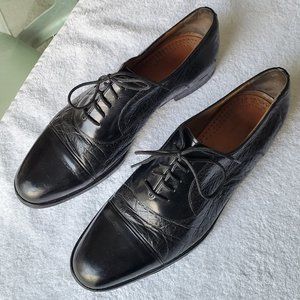 Beautiful Moreschi Leather Black Dress Shoes - Size 10.5